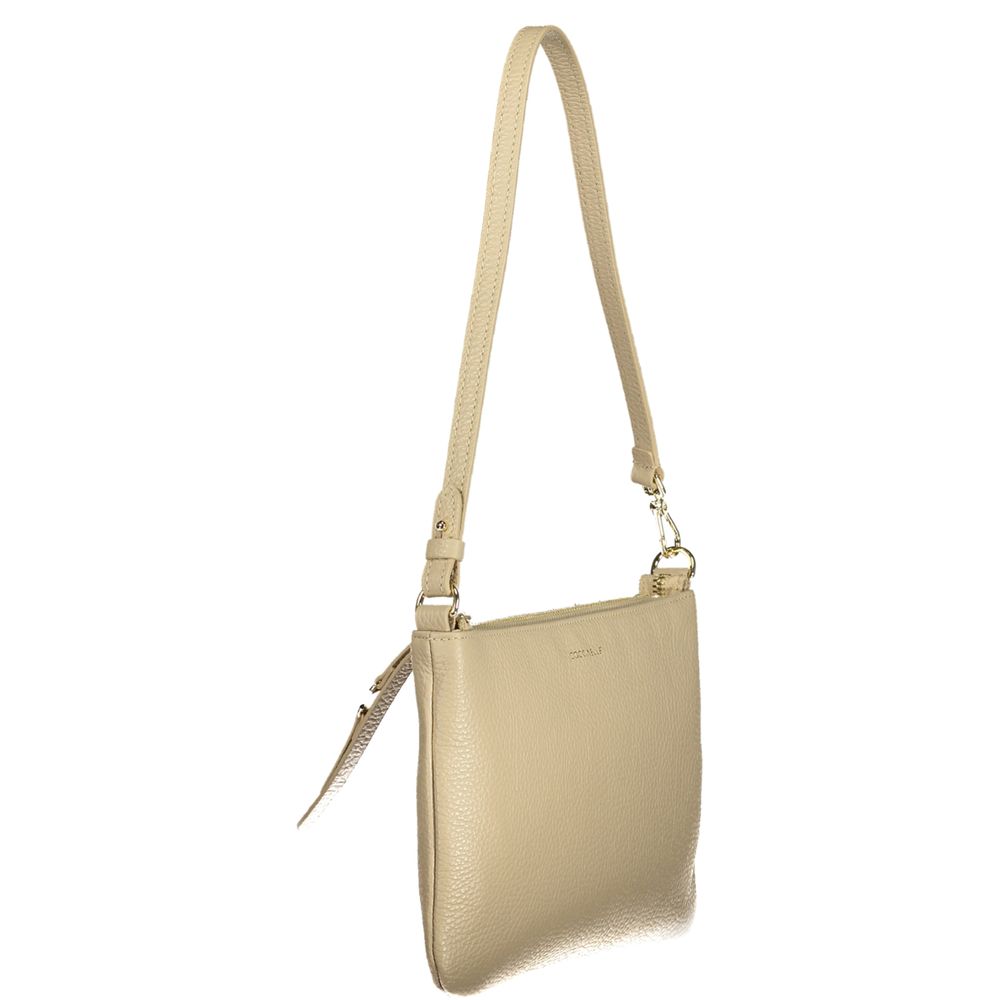 Coccinelle Beige Leather Women Handbag | Regal Royce
