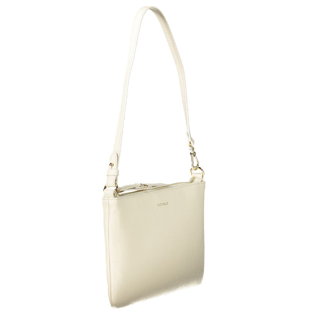 Coccinelle Bianco Pelle Women Handbag | Regal Royce