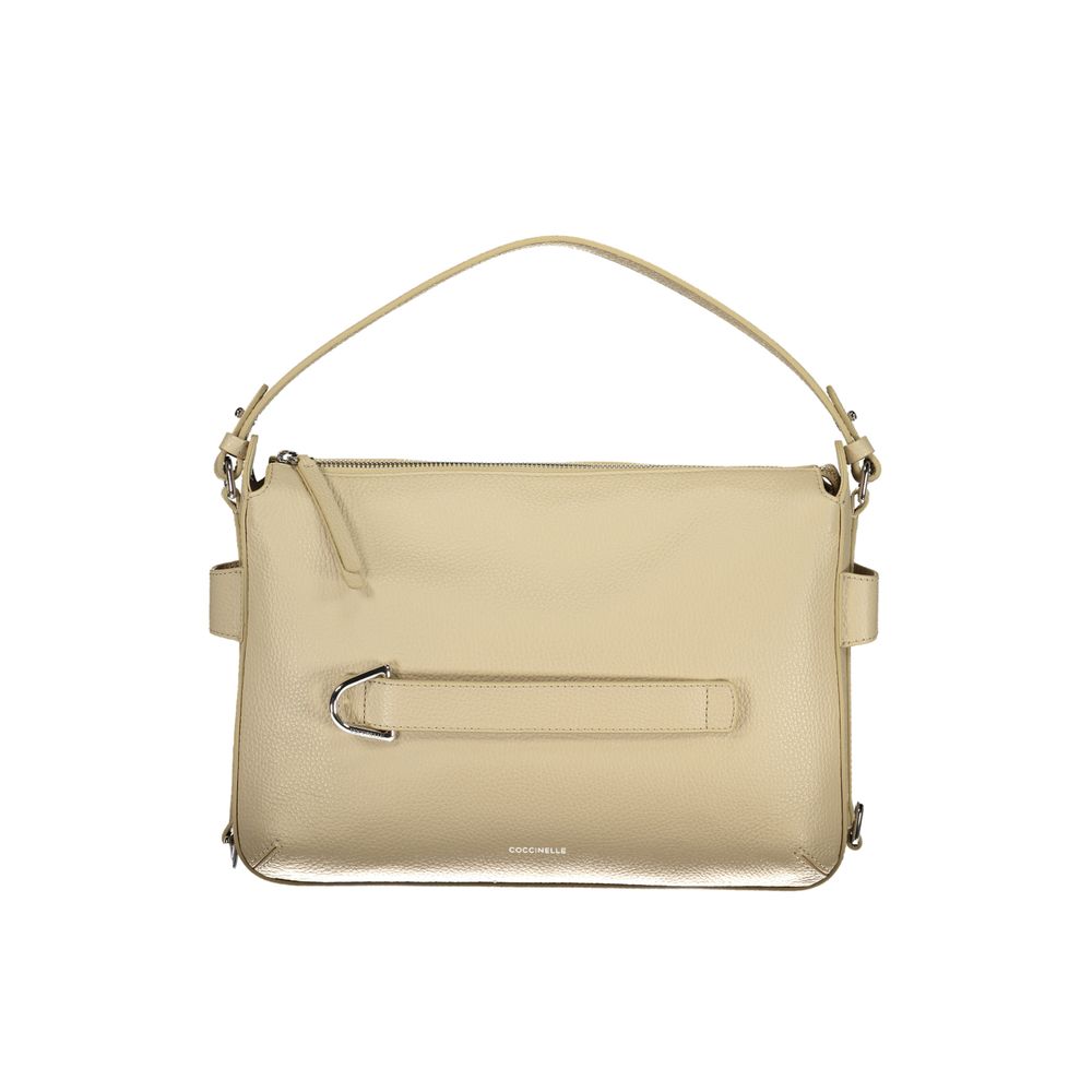 Coccinelle Beige Leather Women Handbag | Regal Royce