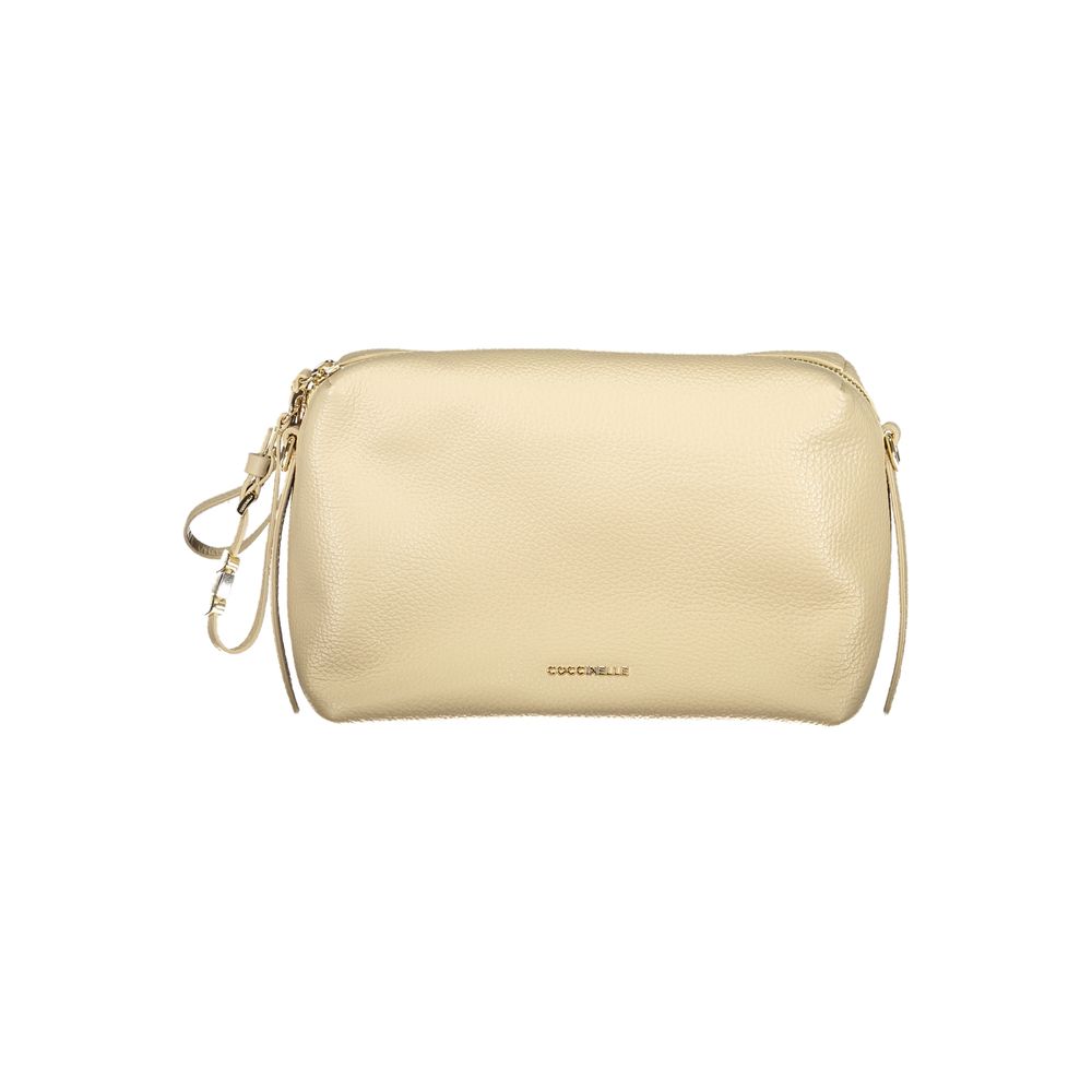 Coccinelle Beige Leather Woman Handbag | Regal Royce