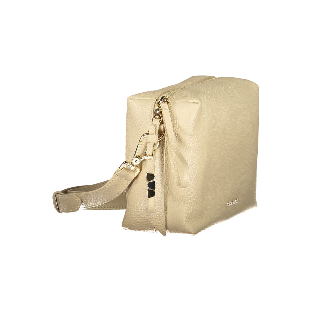 Coccinelle Beige Leather Woman Handbag | Regal Royce