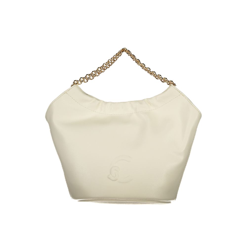 Coccinelle White Leather Woman Handbag | Regal Royce