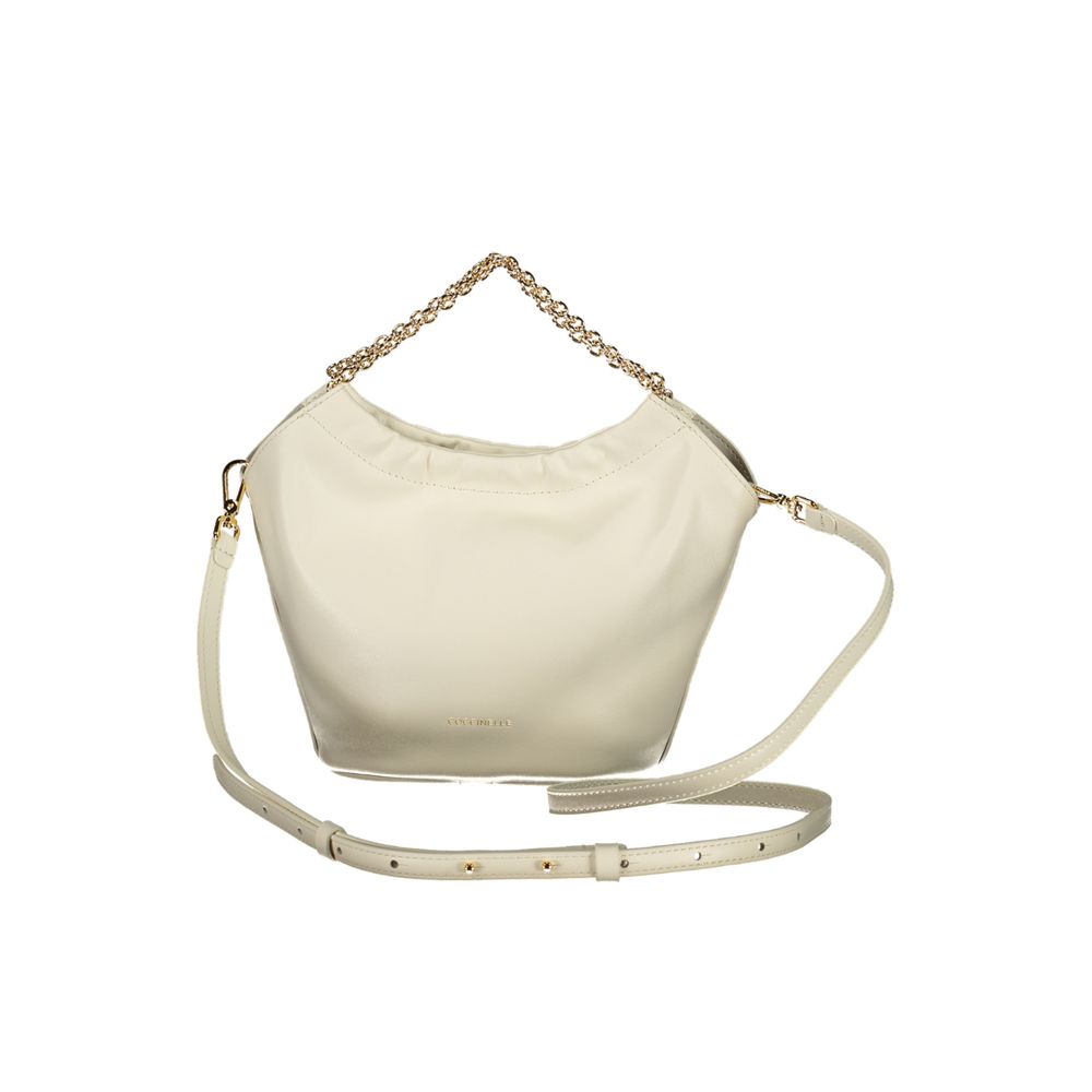 Coccinelle White Leather Woman Handbag | Regal Royce