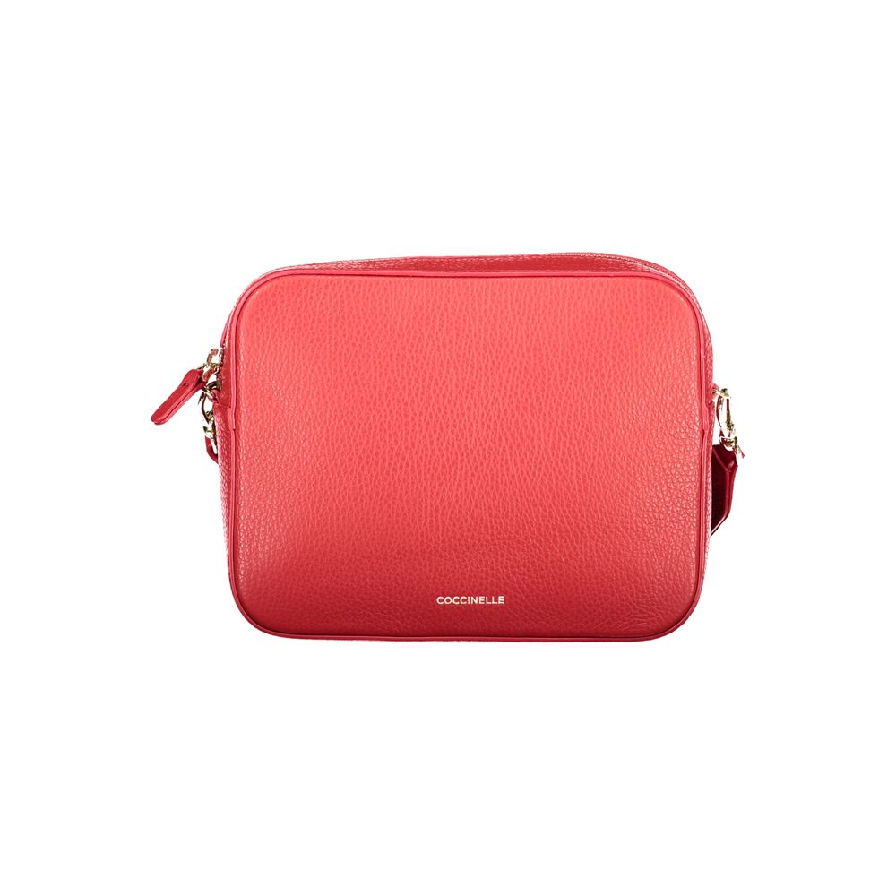 Coccinelle Rosso Leather Women Handbag | Regal Royce