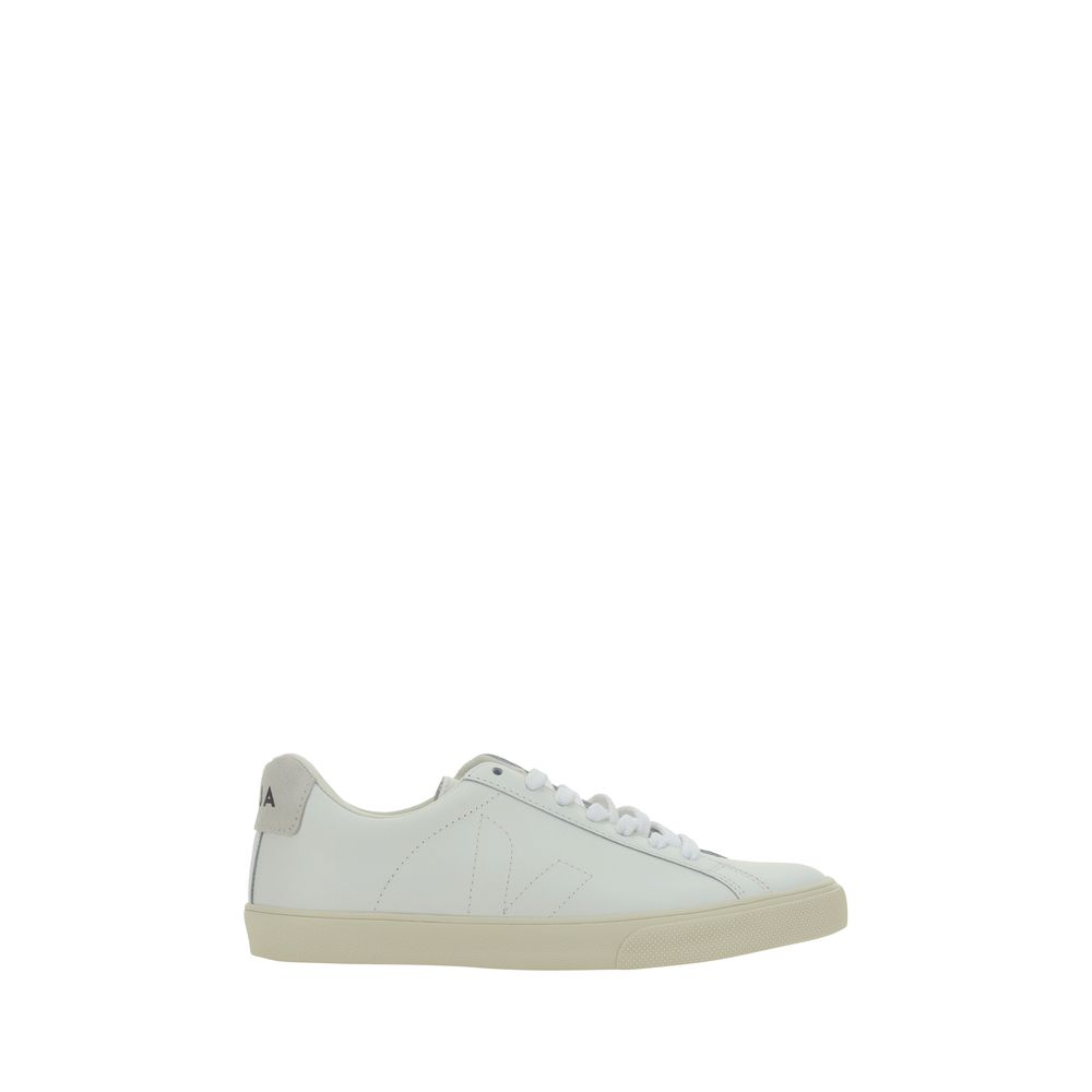 Veja White Calf Leather Bos Taurus Low Top Sneakers | Regal Royce
