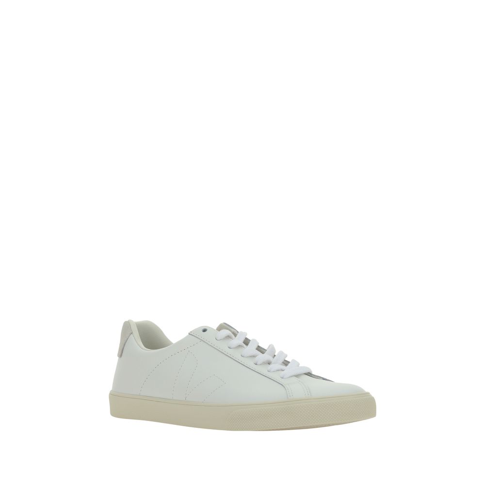 Veja White Calf Leather Bos Taurus Low Top Sneakers | Regal Royce