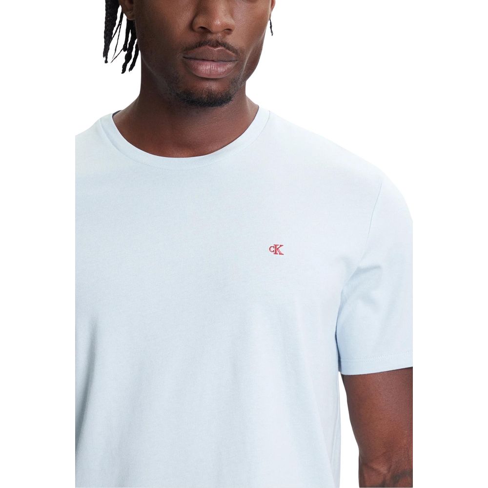 Calvin Klein Jeans Blue Cotton T-Shirt | Regal Royce
