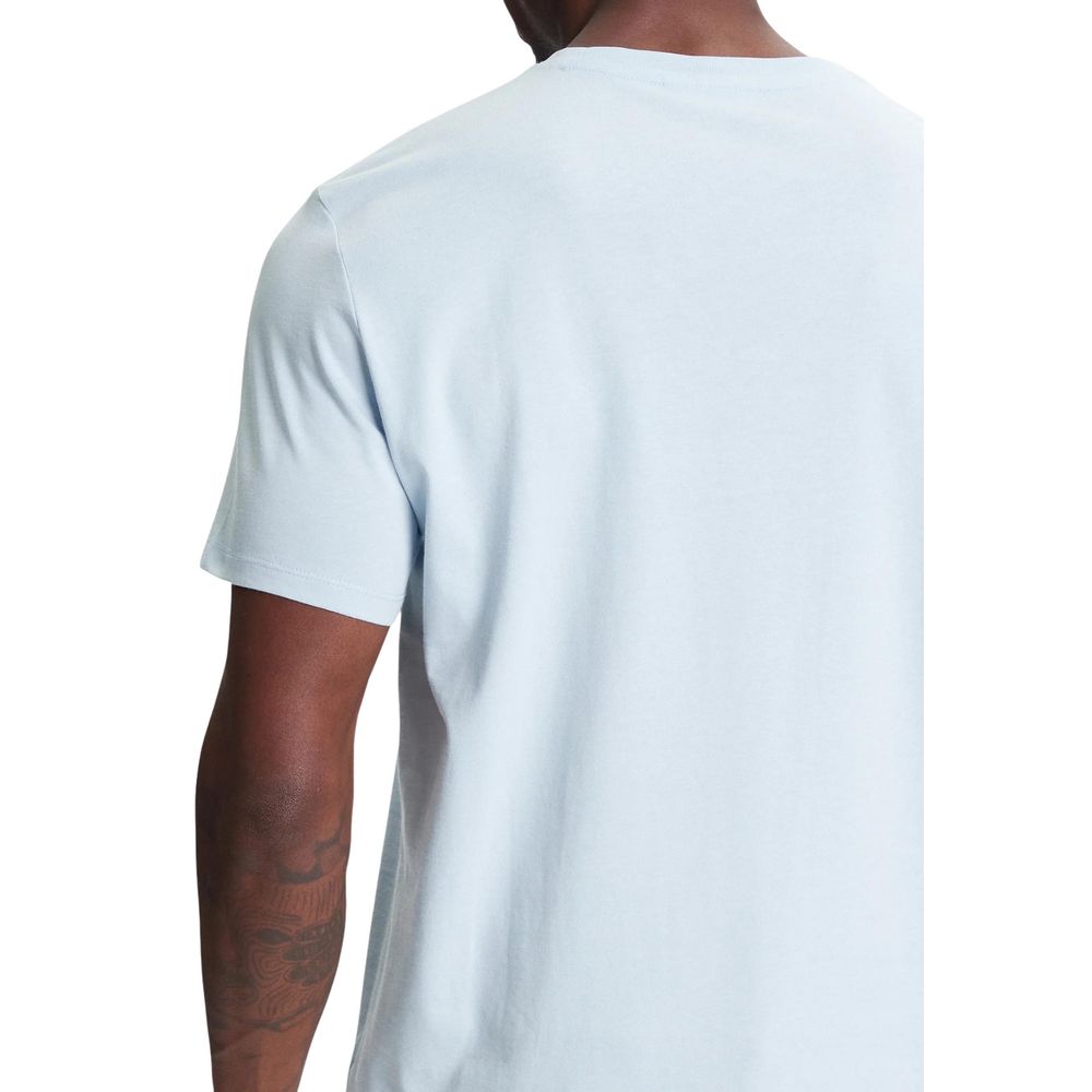 Calvin Klein Jeans Blue Cotton T-Shirt | Regal Royce
