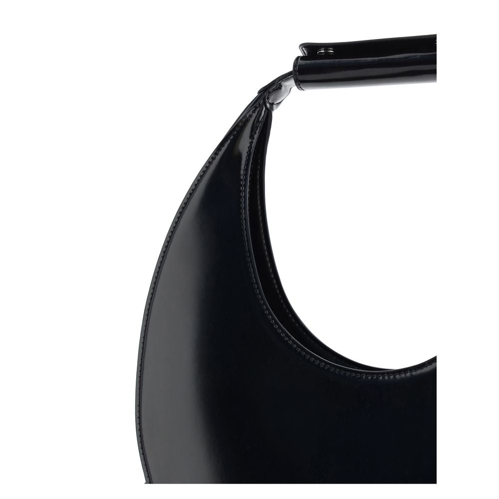 Staud Black Calf Leather Bos Taurus Shoulder Bag | Regal Royce