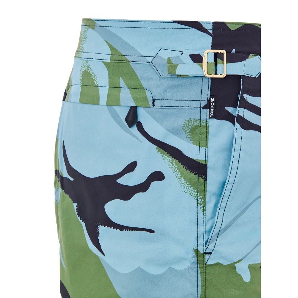Tom Ford Multicolor Polyamide Swim Shorts | Regal Royce
