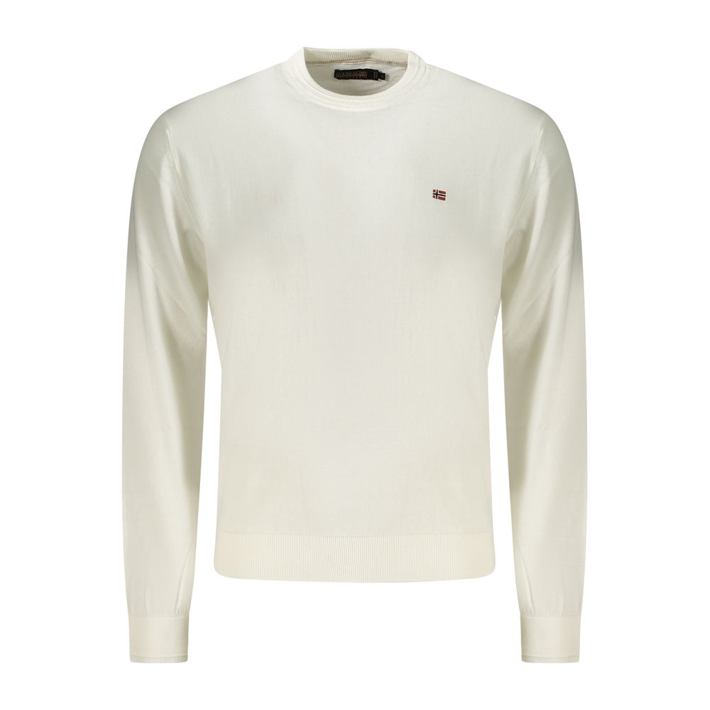 Napapijri White Cotton Men Shirt | Regal Royce