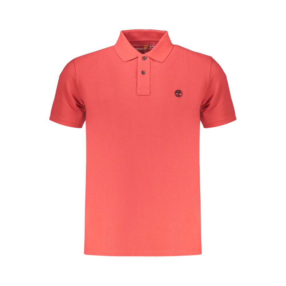 Timberland Red Organic Cotton Men Polo | Regal Royce