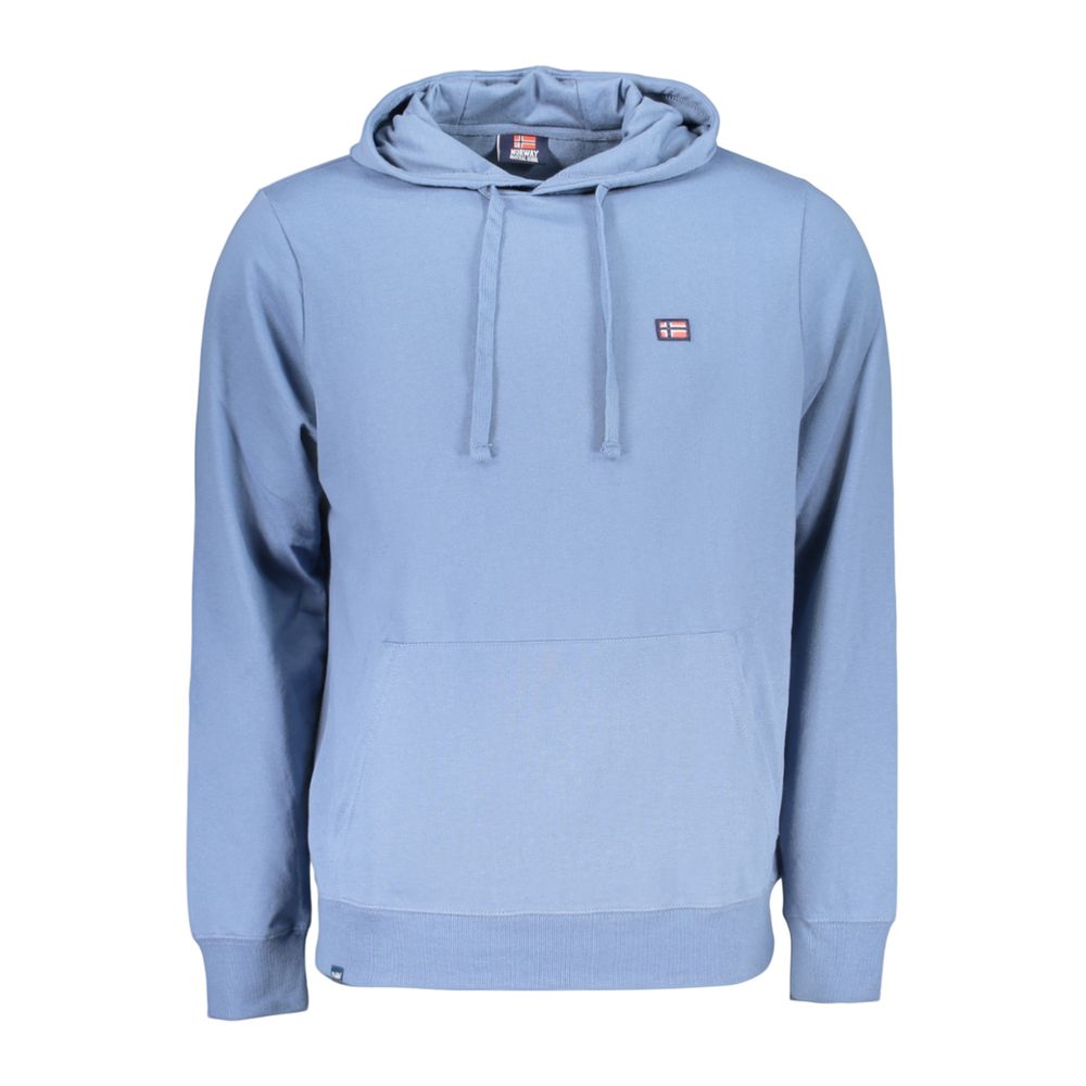 Norway 1963 Blue Cotton Men's Hoodie | Regal Royce