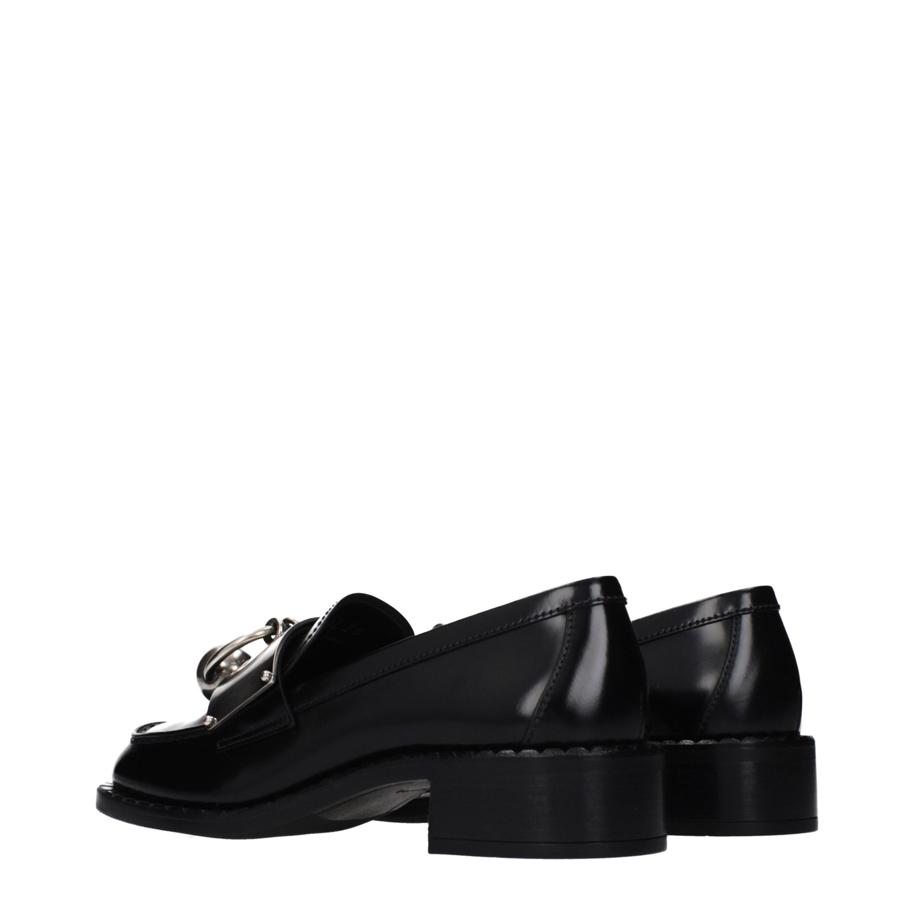 Prada Black Leather Slip-On Loafers | Regal Royce
