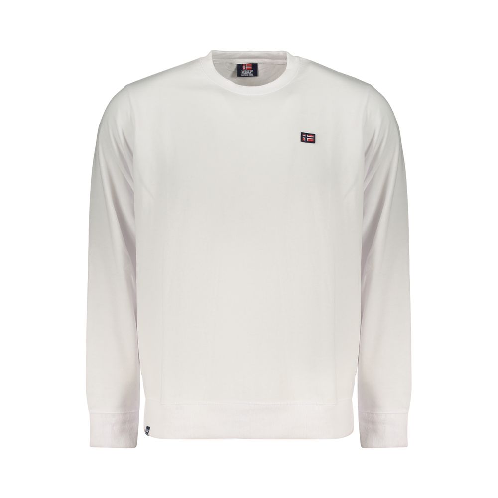 Norway 1963 Bianco Cotton Men Sweatshirt | Regal Royce