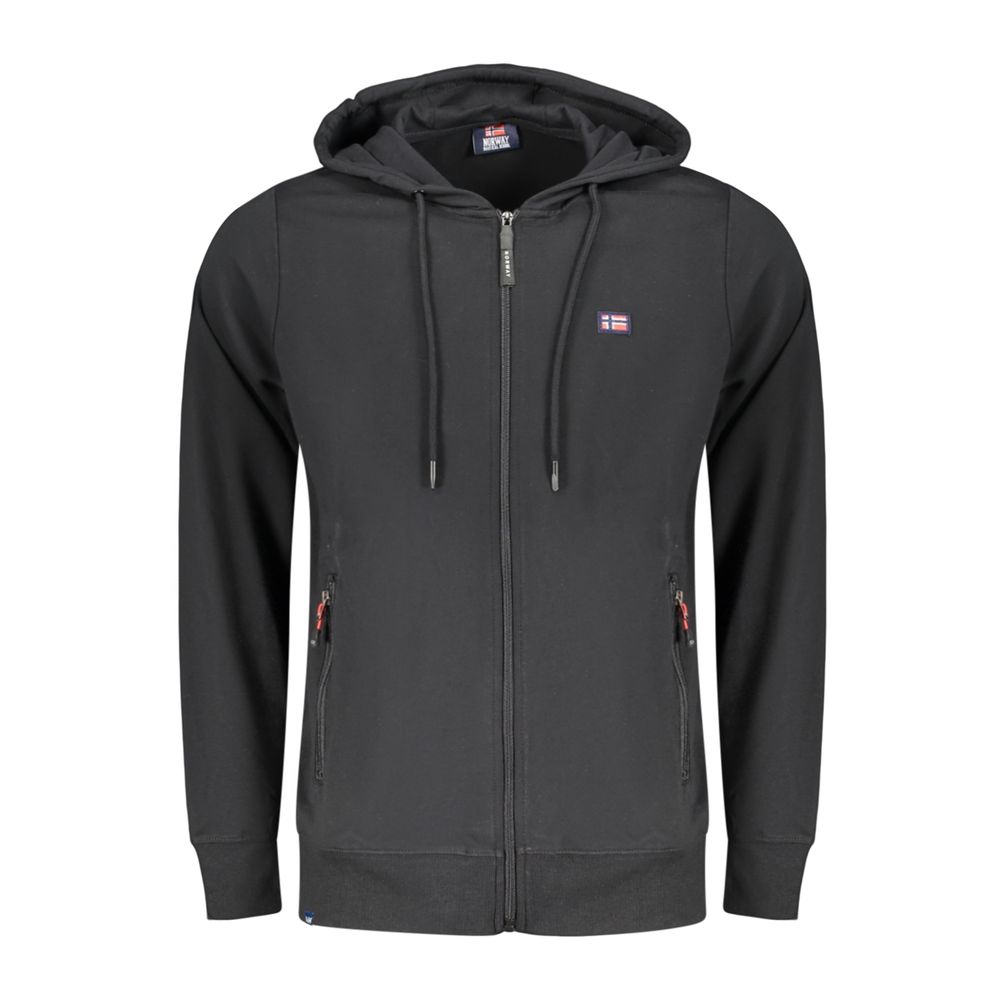 Norway 1963 Black Cotton Men's Sweatshirt | Regal Royce