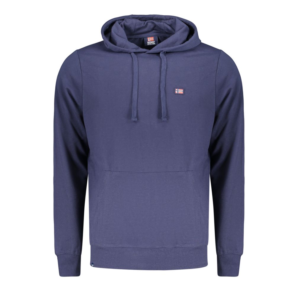 Norway 1963 Blue Cotton Men's Hoodie | Regal Royce