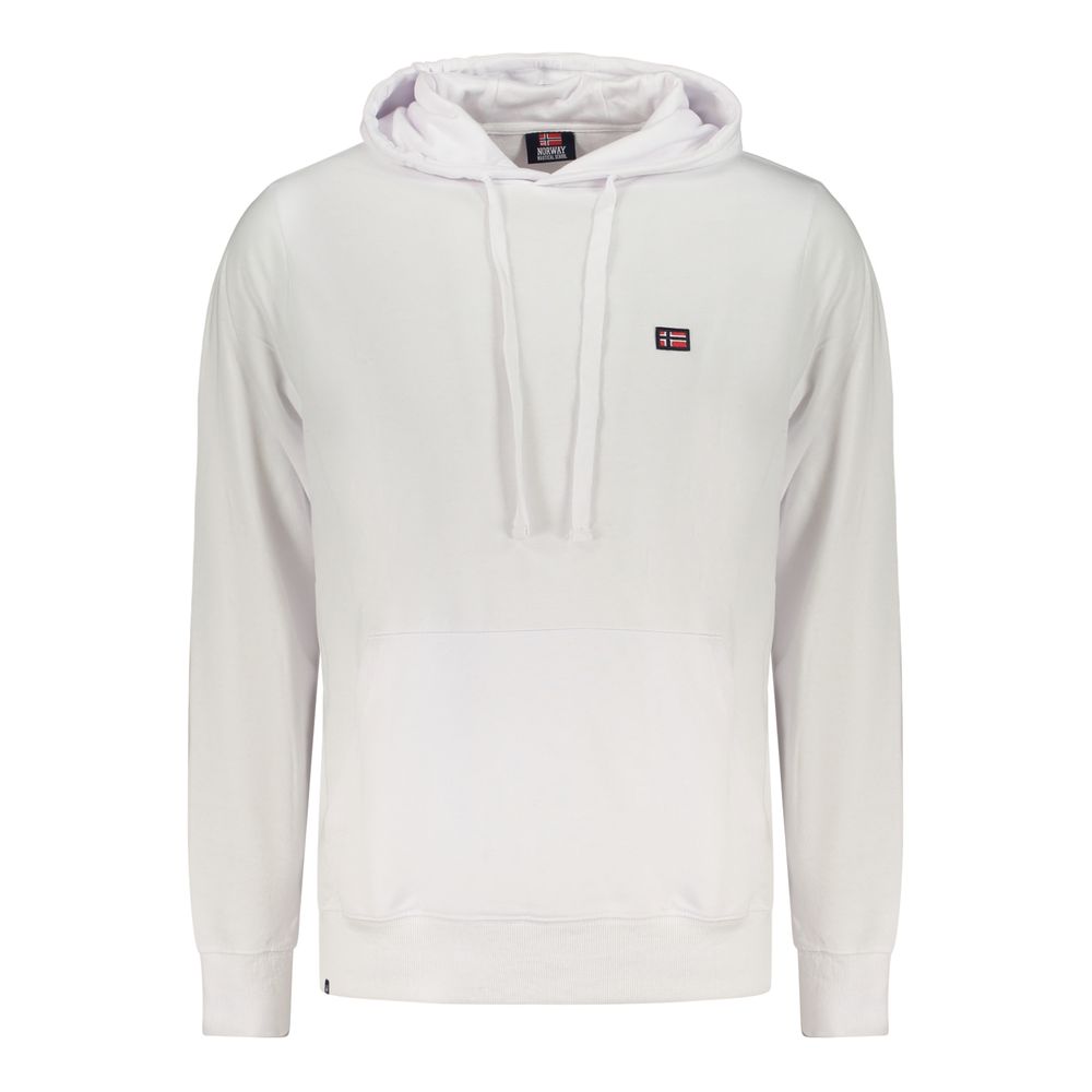 Norway 1963 Bianco Cotton Men Sweatshirt | Regal Royce