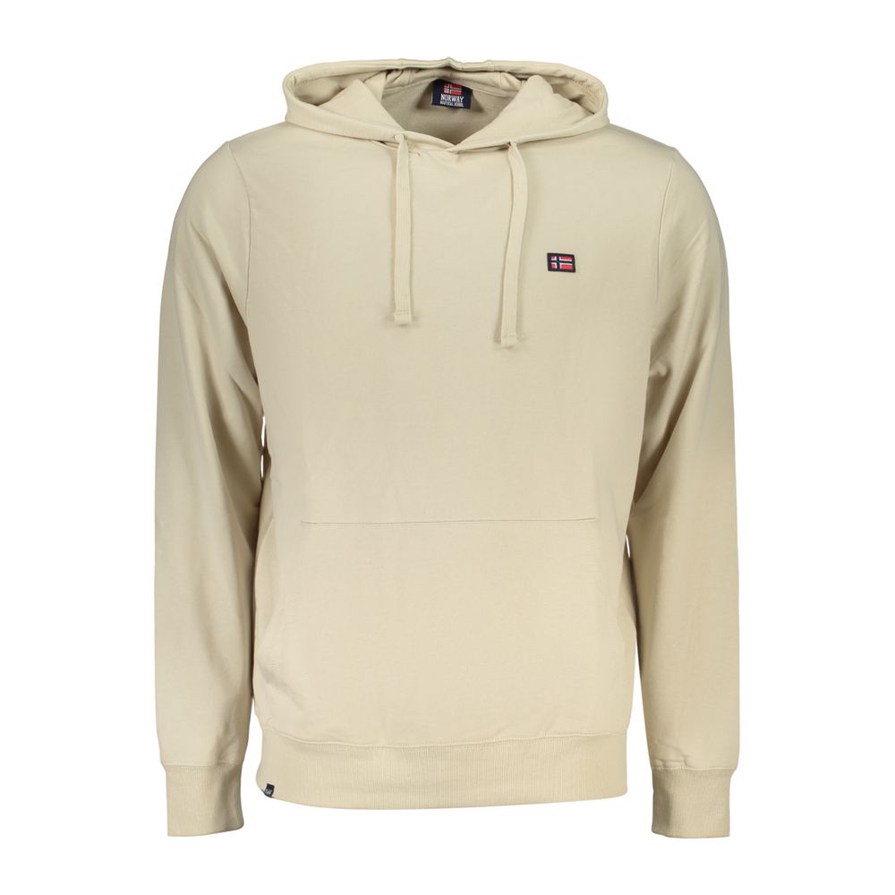 Norway 1963 Beige Cotton Men's Hooded Sweatshirt | Regal Royce