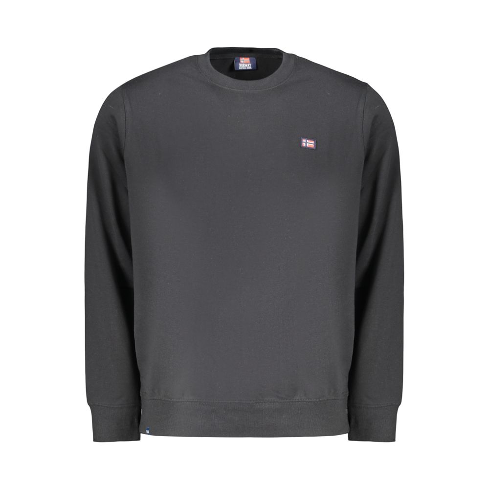 Norway 1963 Black Cotton Men Sweatshirt | Regal Royce
