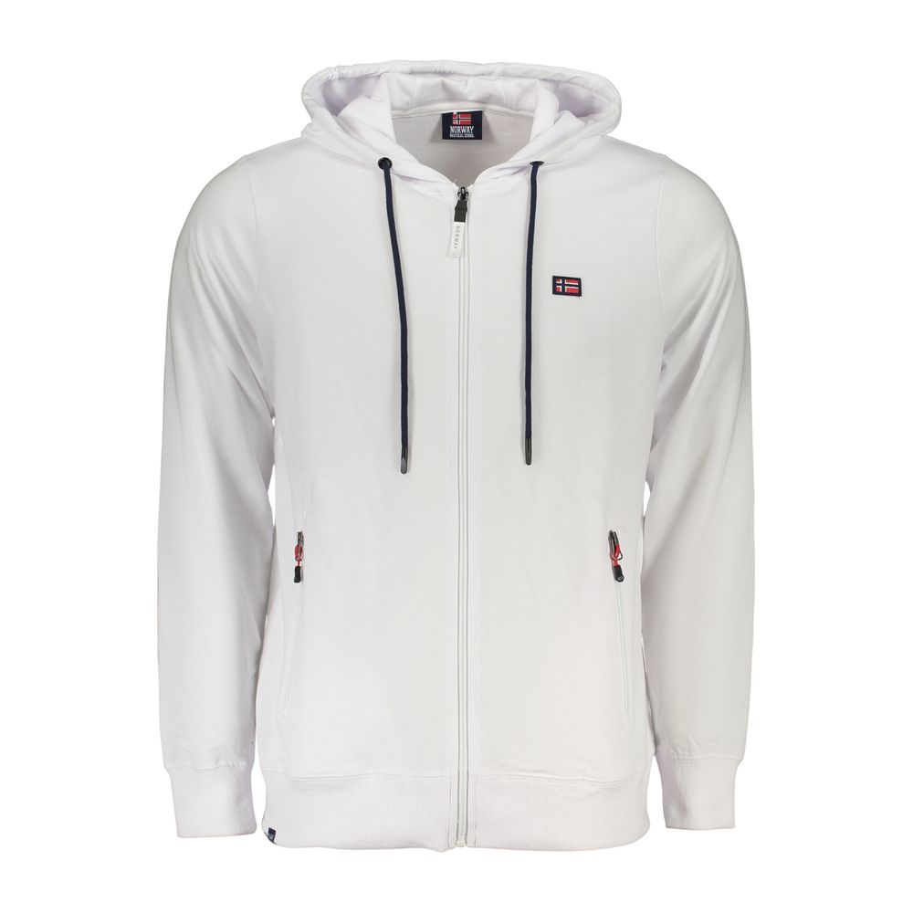 Norway 1963 White Cotton Men's Sweatshirt Hoodie | Regal Royce