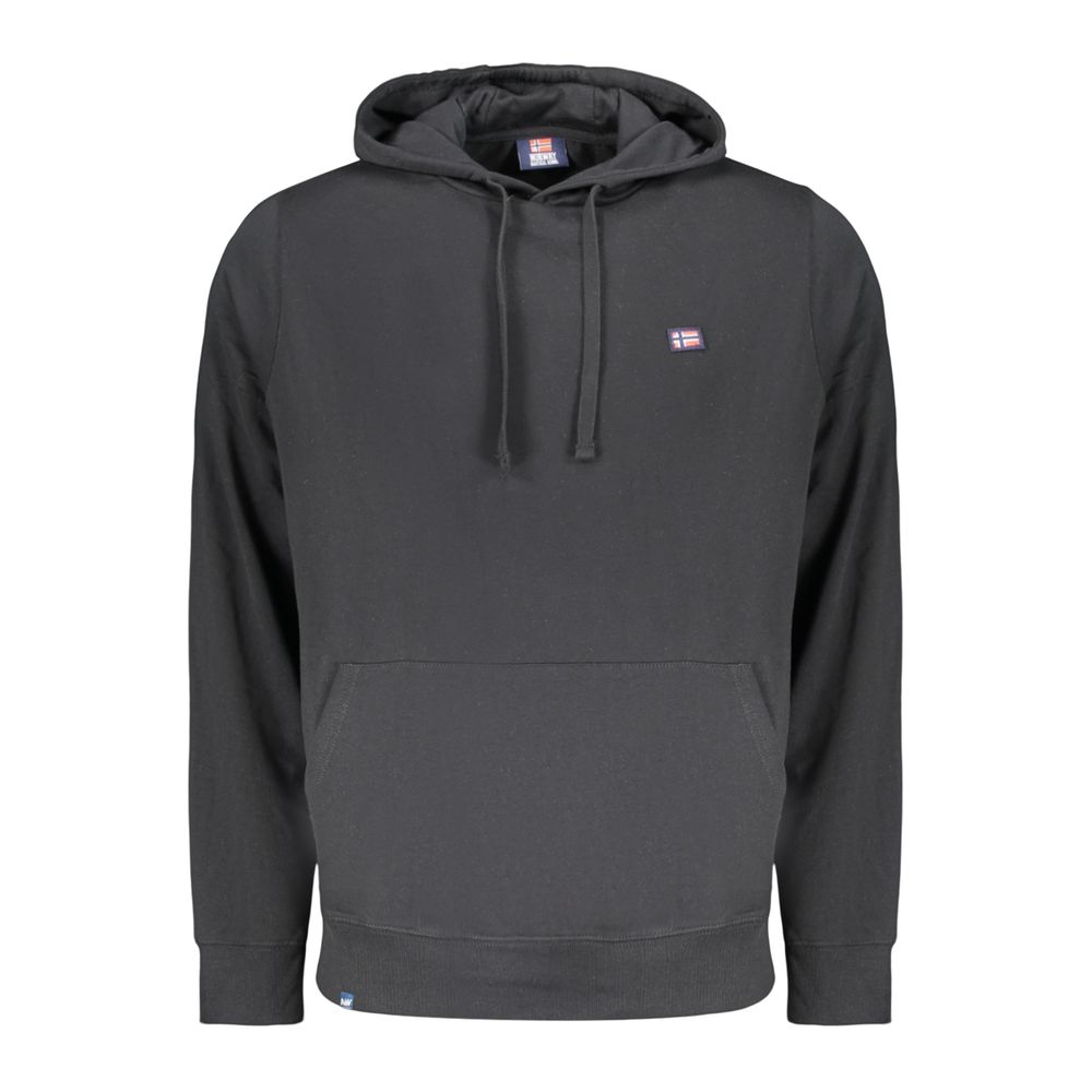 Norway 1963 Black Cotton Men Sweatshirt | Regal Royce