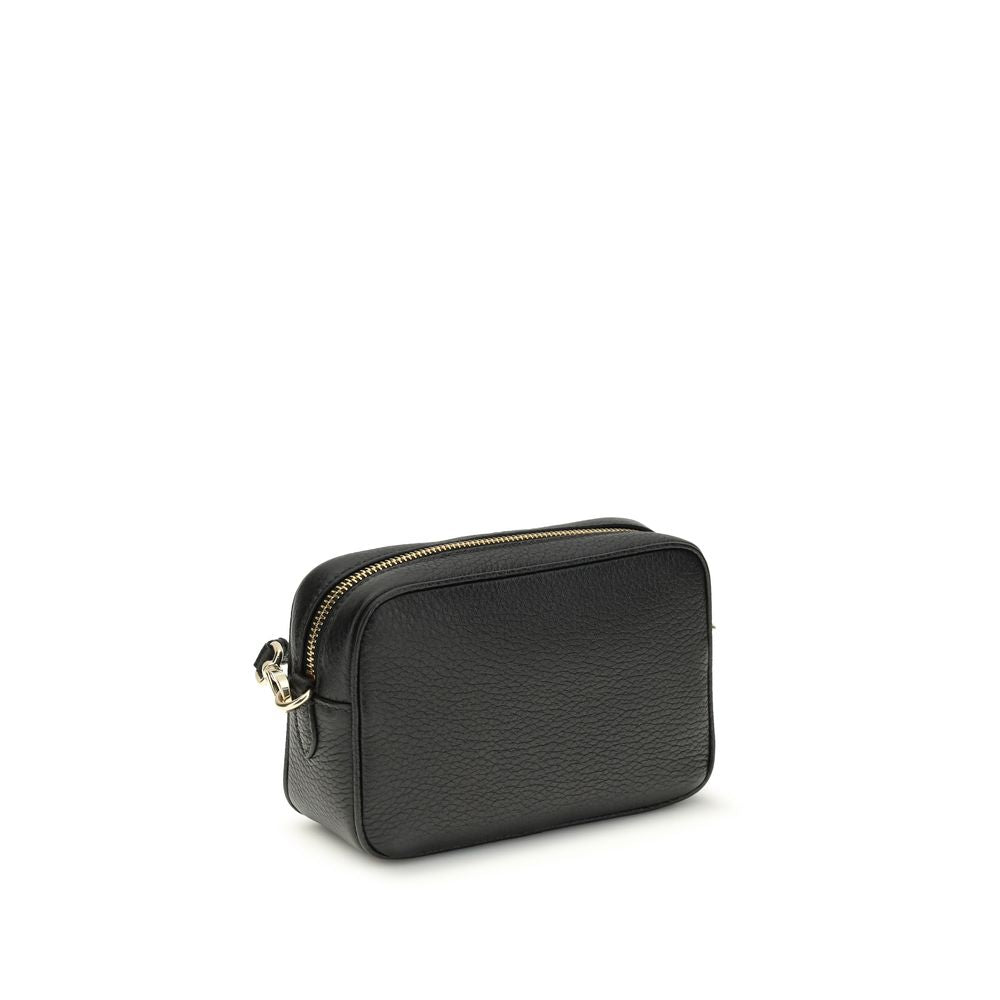 Prada Black Calf Leather Bos Taurus Shoulder Bag | Regal Royce