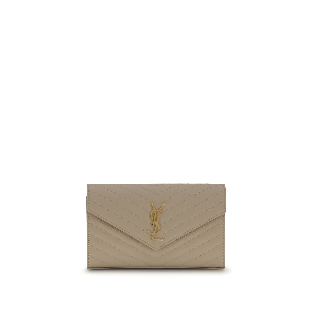 Saint Laurent Beige Calf Leather Bos Taurus Shoulder Bag | Regal Royce