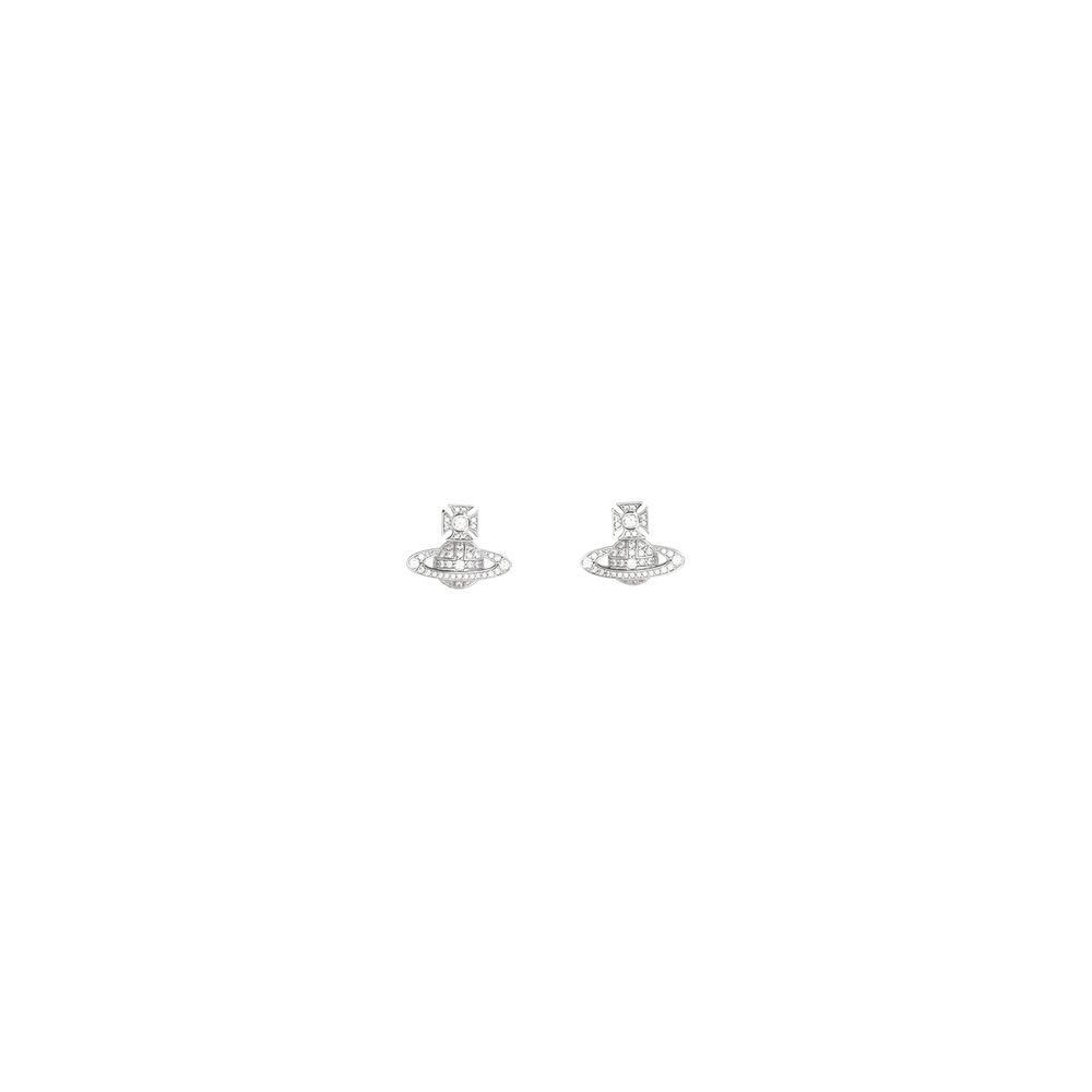 Vivienne Westwood Silver Brass Earrings | Regal Royce