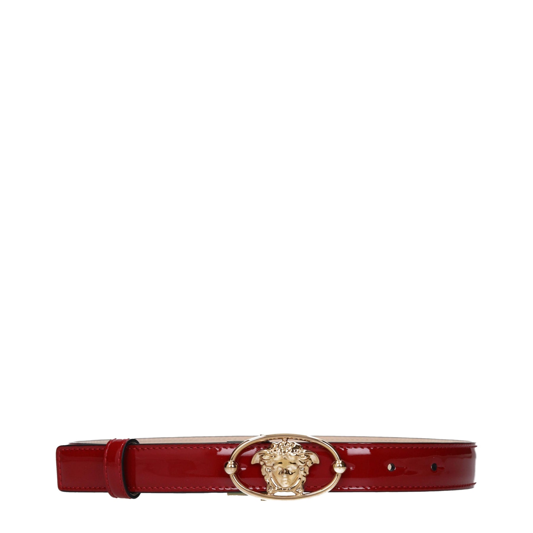Versace Red Leather Regular Belt | Regal Royce