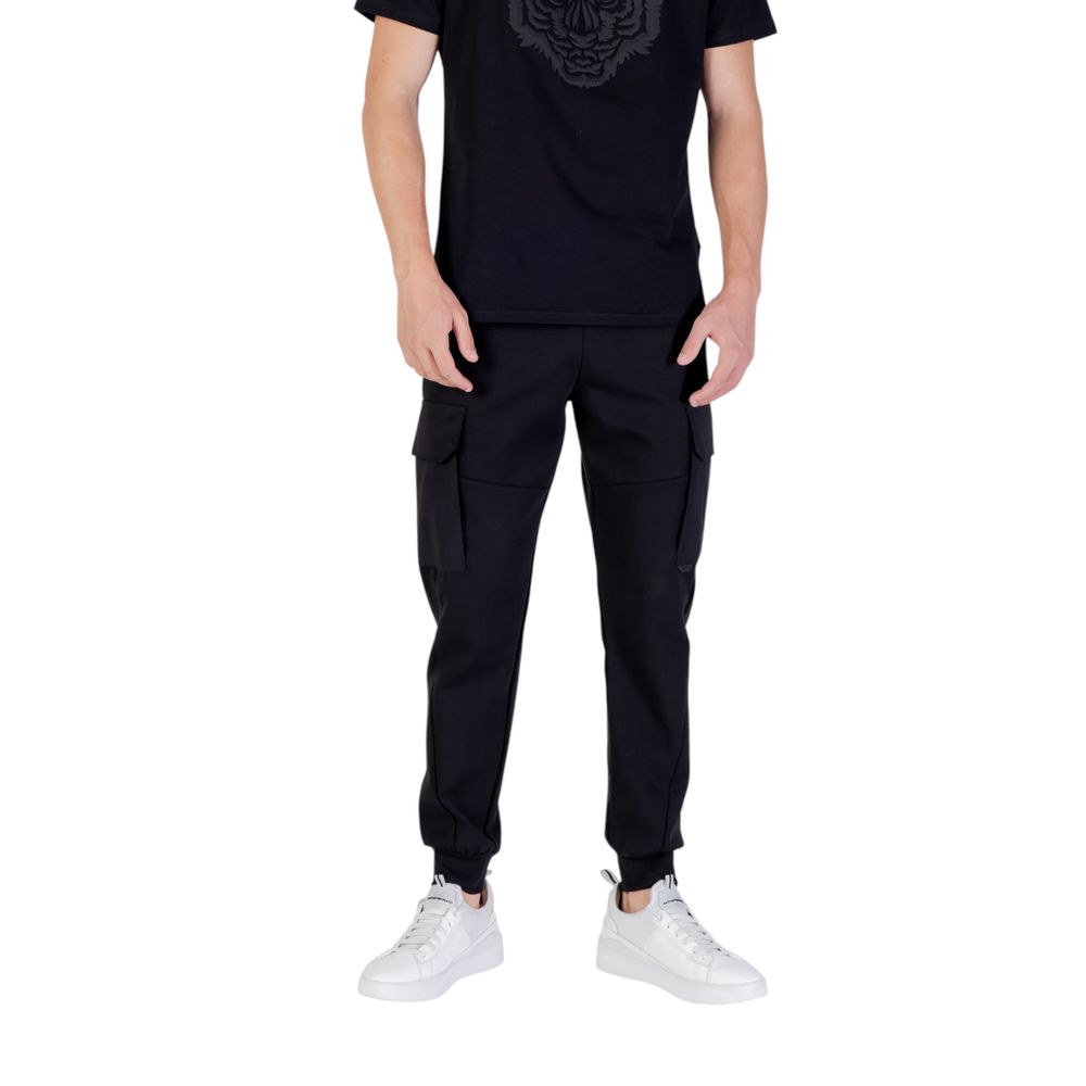 Antony Morato Black Cotton Joggers (Workout Pants) | Regal Royce