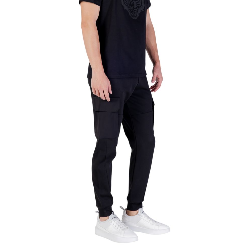Antony Morato Black Cotton Joggers (Workout Pants) | Regal Royce