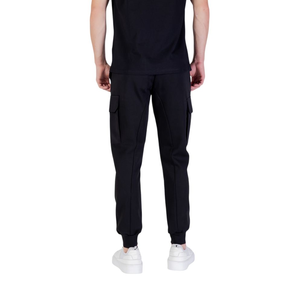 Antony Morato Black Cotton Joggers (Workout Pants) | Regal Royce