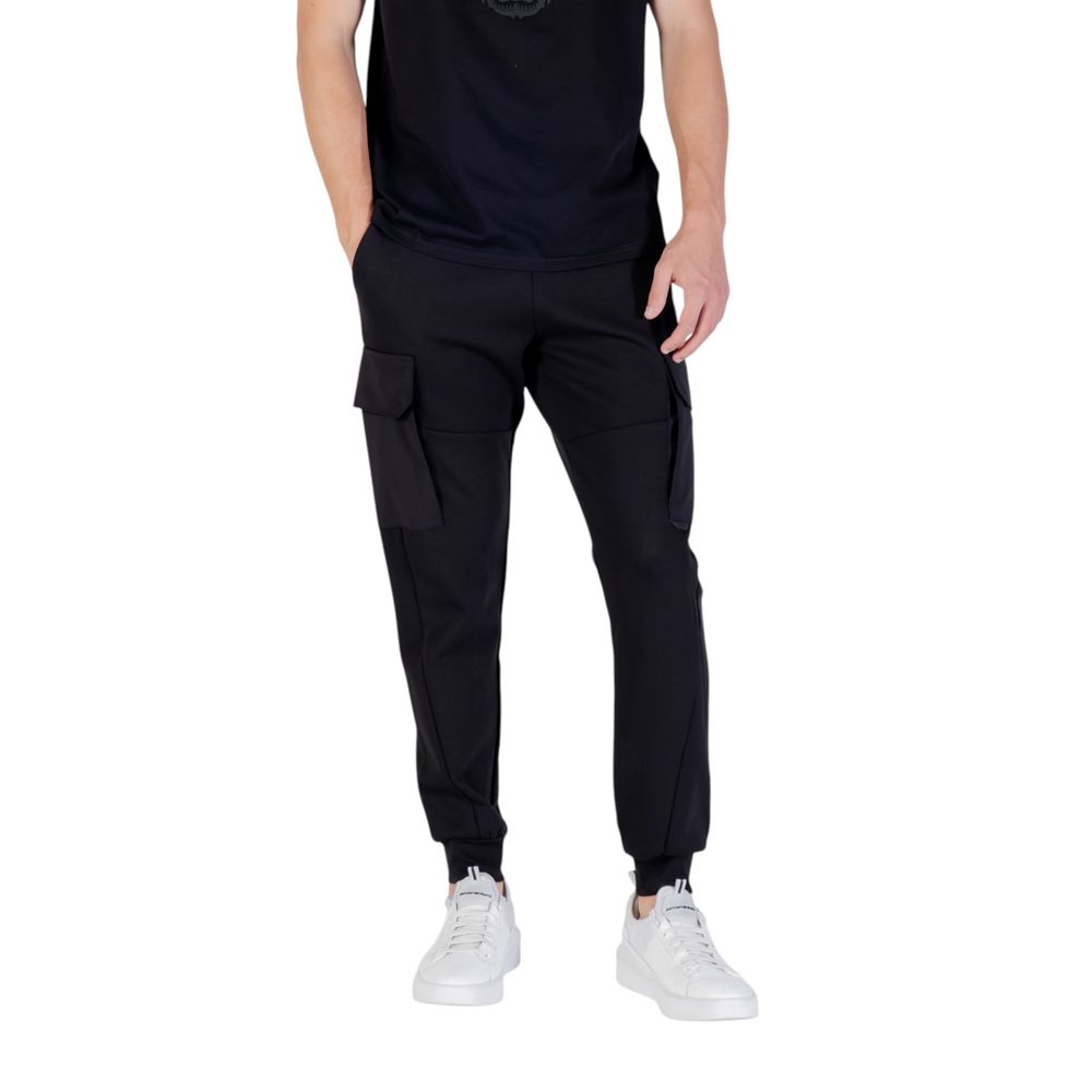 Antony Morato Black Cotton Joggers (Workout Pants) | Regal Royce