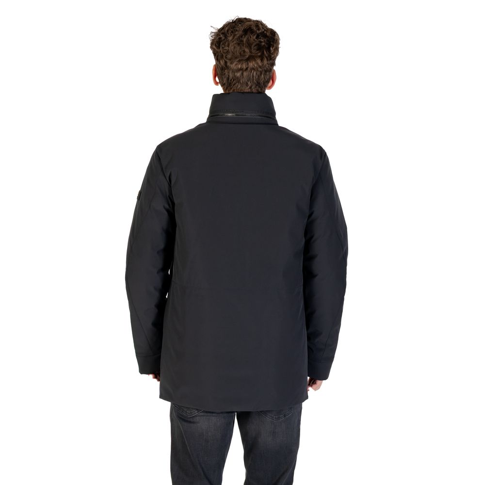 Peuterey Black Polyester Parka | Regal Royce