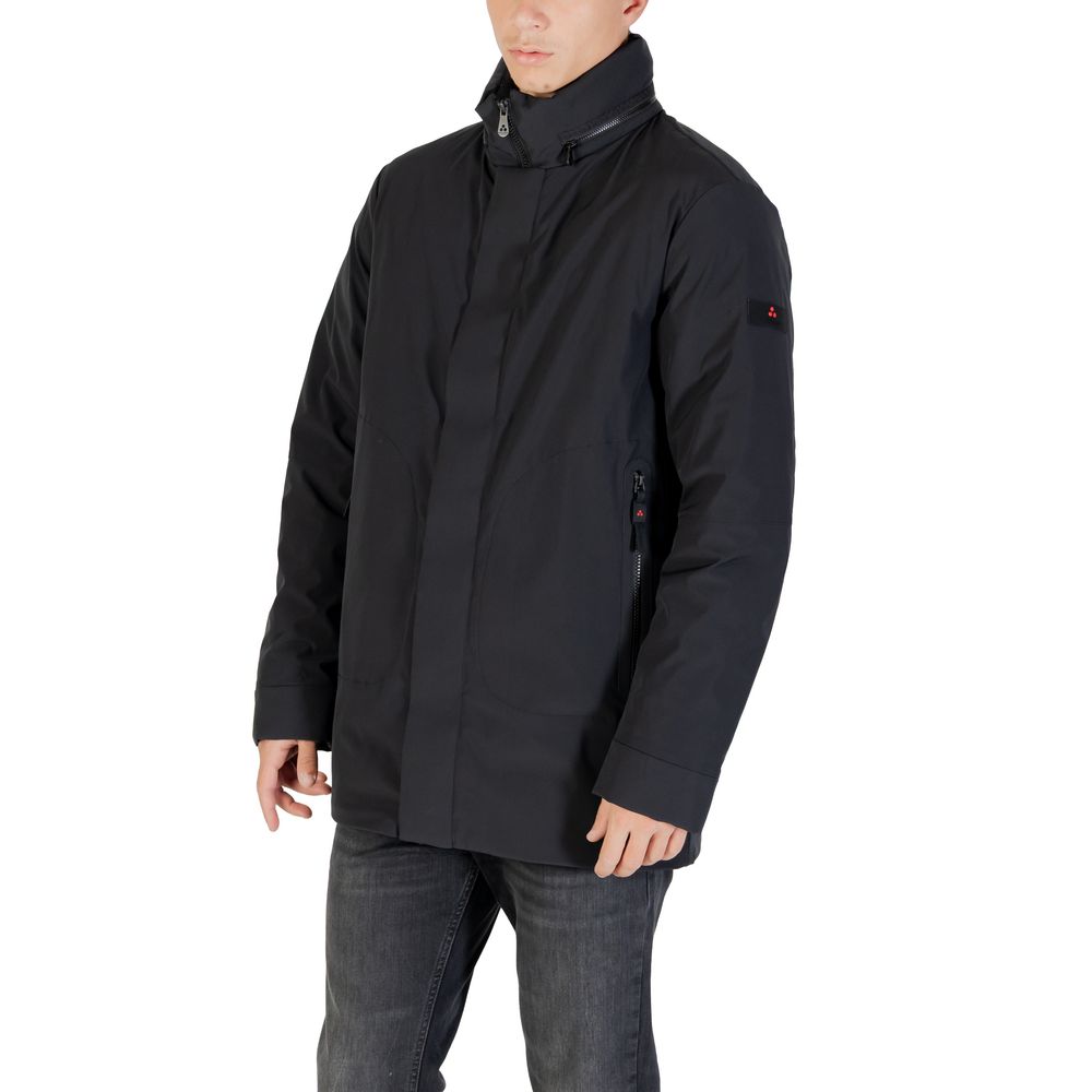 Peuterey Black Polyester Parka | Regal Royce