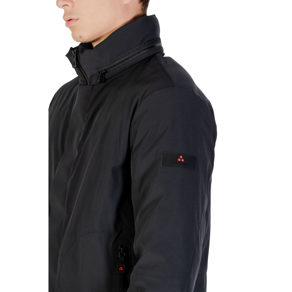 Peuterey Black Polyester Parka | Regal Royce