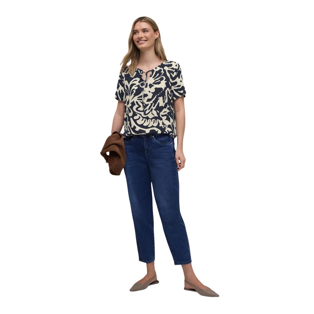 Street One Blue Viscose Blouse | Regal Royce