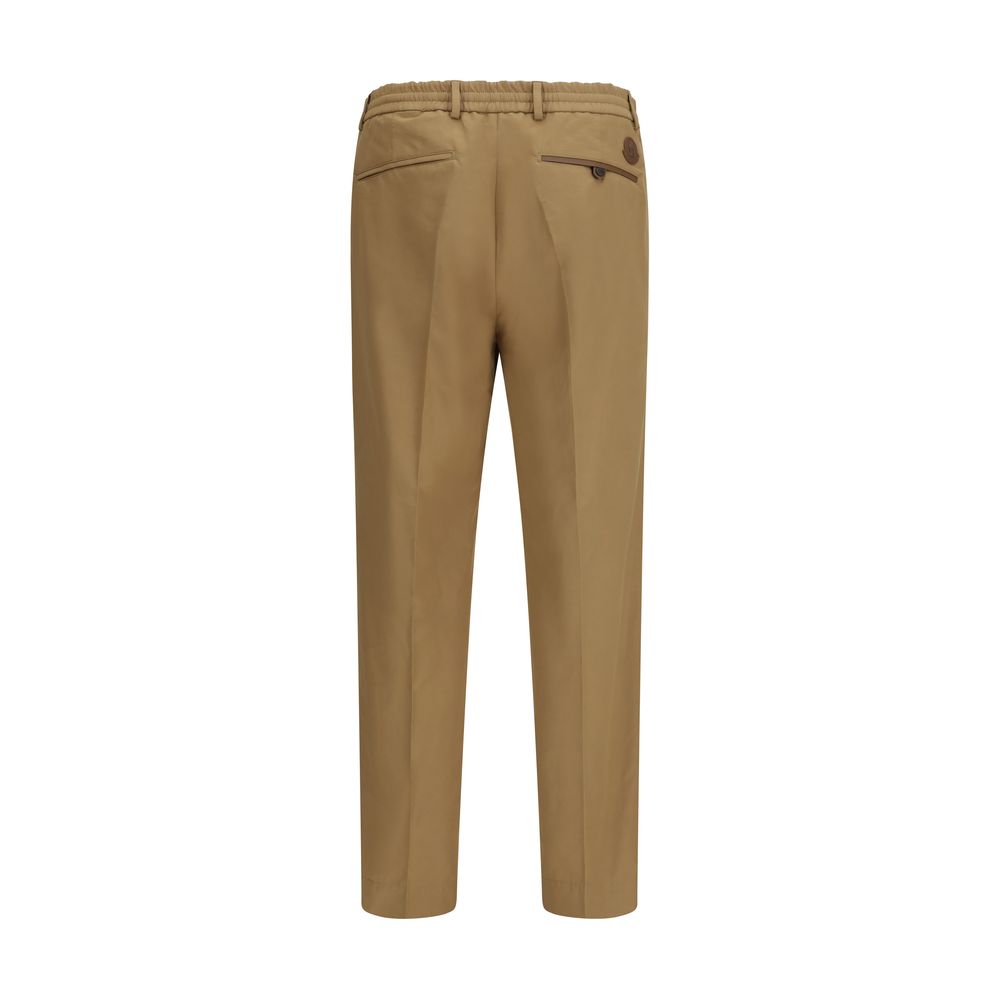 Moncler Beige Cotton Casual Pants | Regal Royce