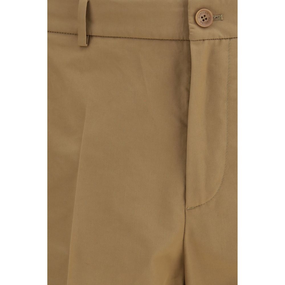 Moncler Beige Cotton Casual Pants | Regal Royce