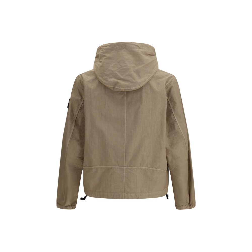 Stone Island Brown Polyamide Shell Jacket | Regal Royce