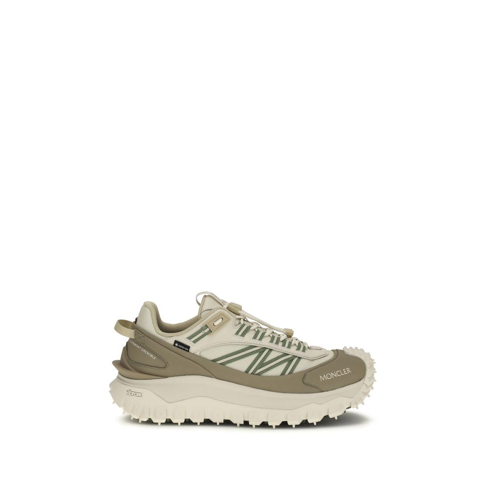 Moncler Beige Polyamide Athletic Sneakers | Regal Royce