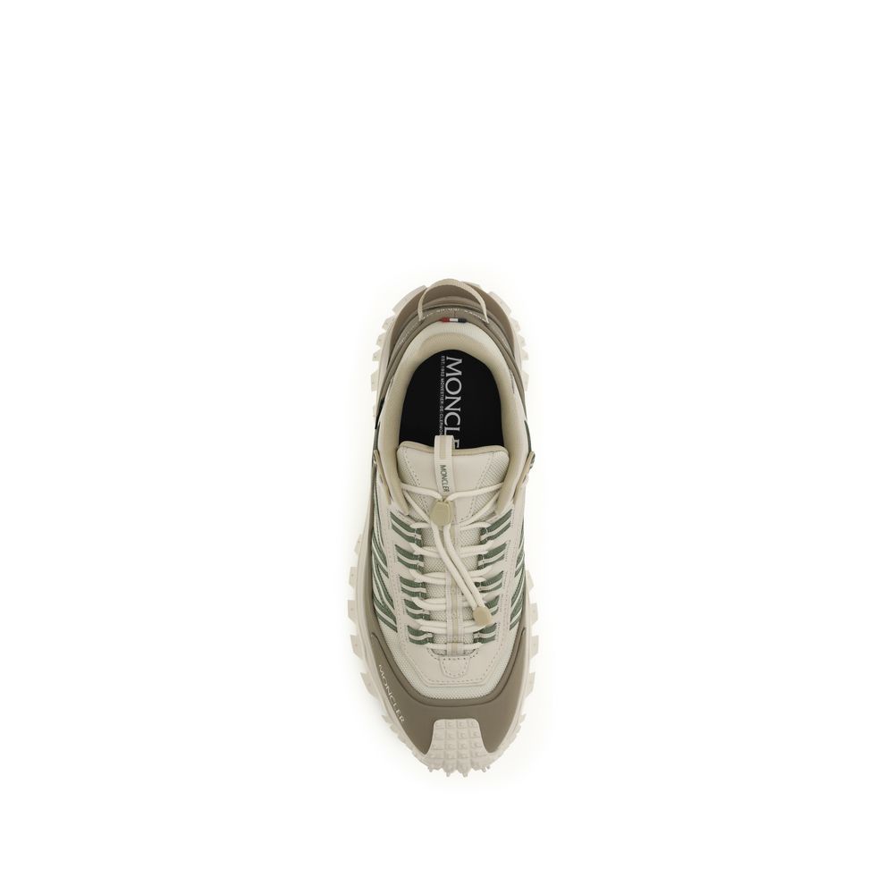 Moncler Beige Polyamide Athletic Sneakers | Regal Royce