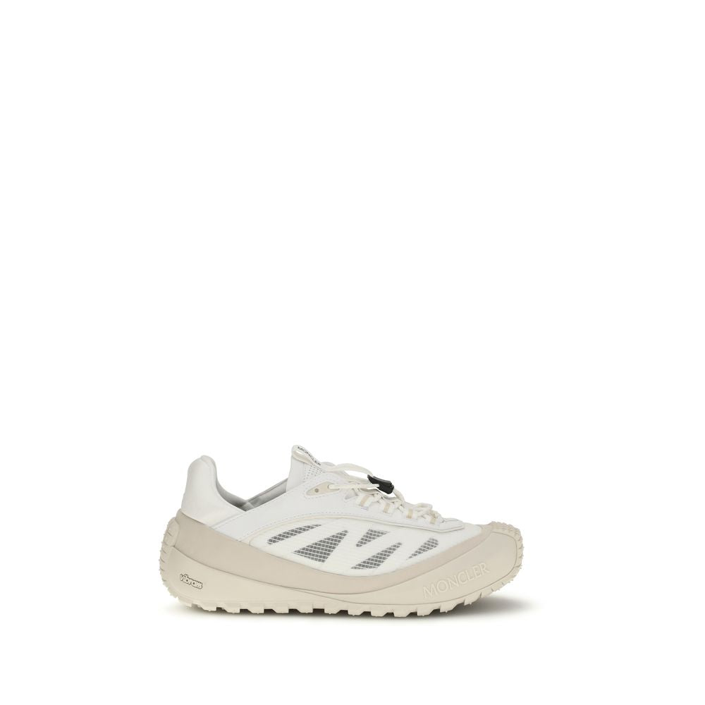 Moncler White Polyester Athletic Sneakers | Regal Royce
