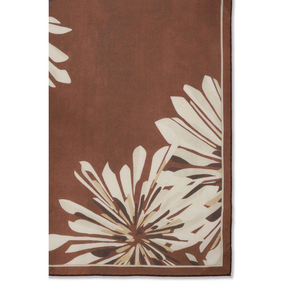 Brunello Cucinelli Bordeaux Silk Scarf | Regal Royce