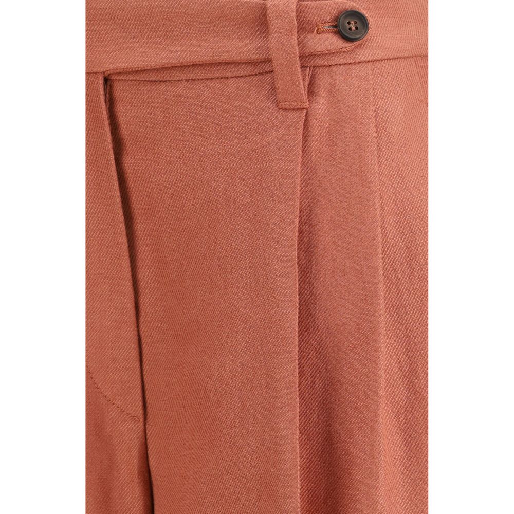Brunello Cucinelli Multicolor Linen Bermuda Shorts | Regal Royce