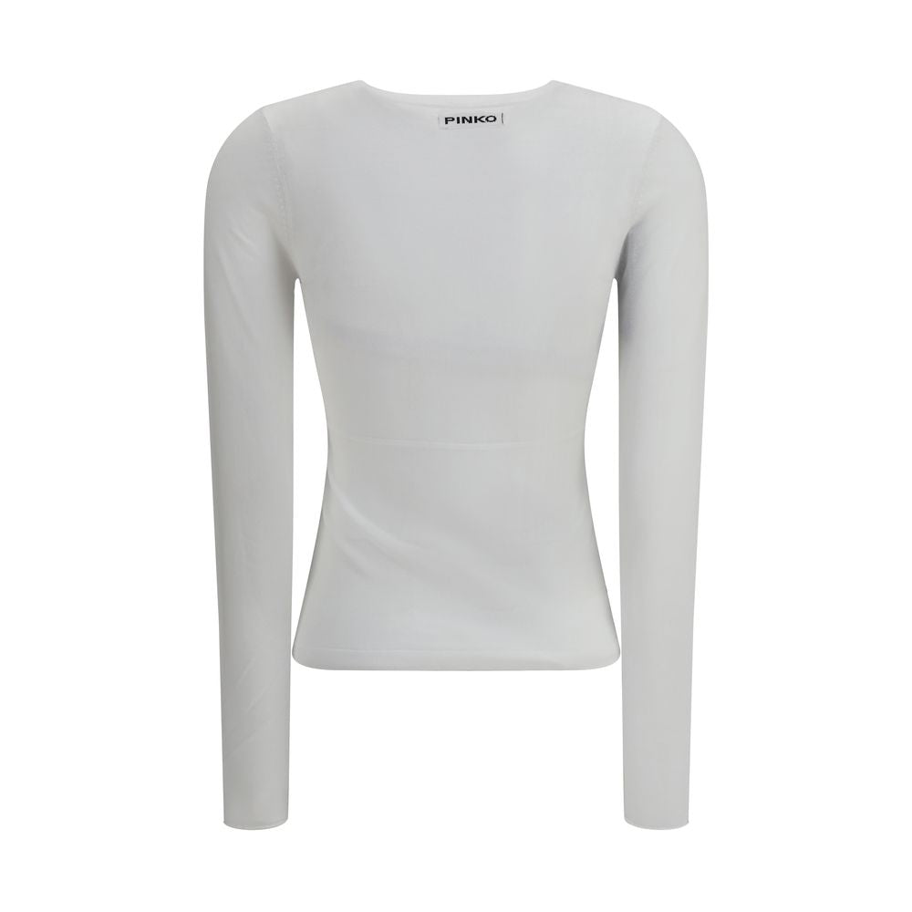 PINKO White Viscose Sweatshirt | Regal Royce