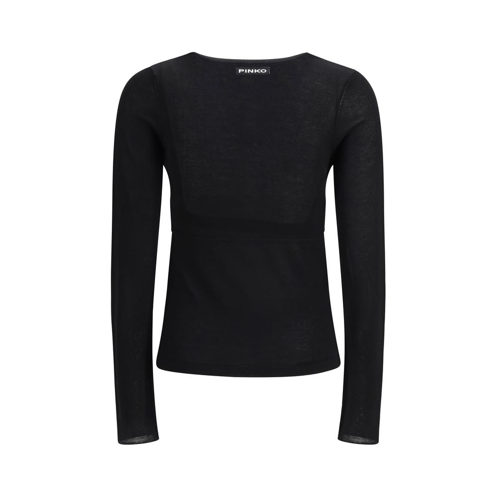 PINKO Black Viscose Sweatshirt | Regal Royce