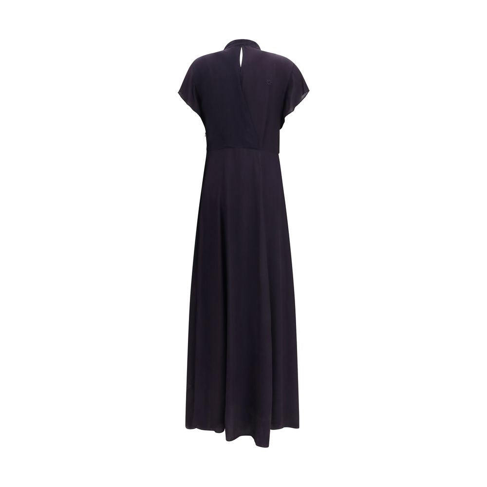 Forte_Forte Black Viscose Casual Dress | Regal Royce