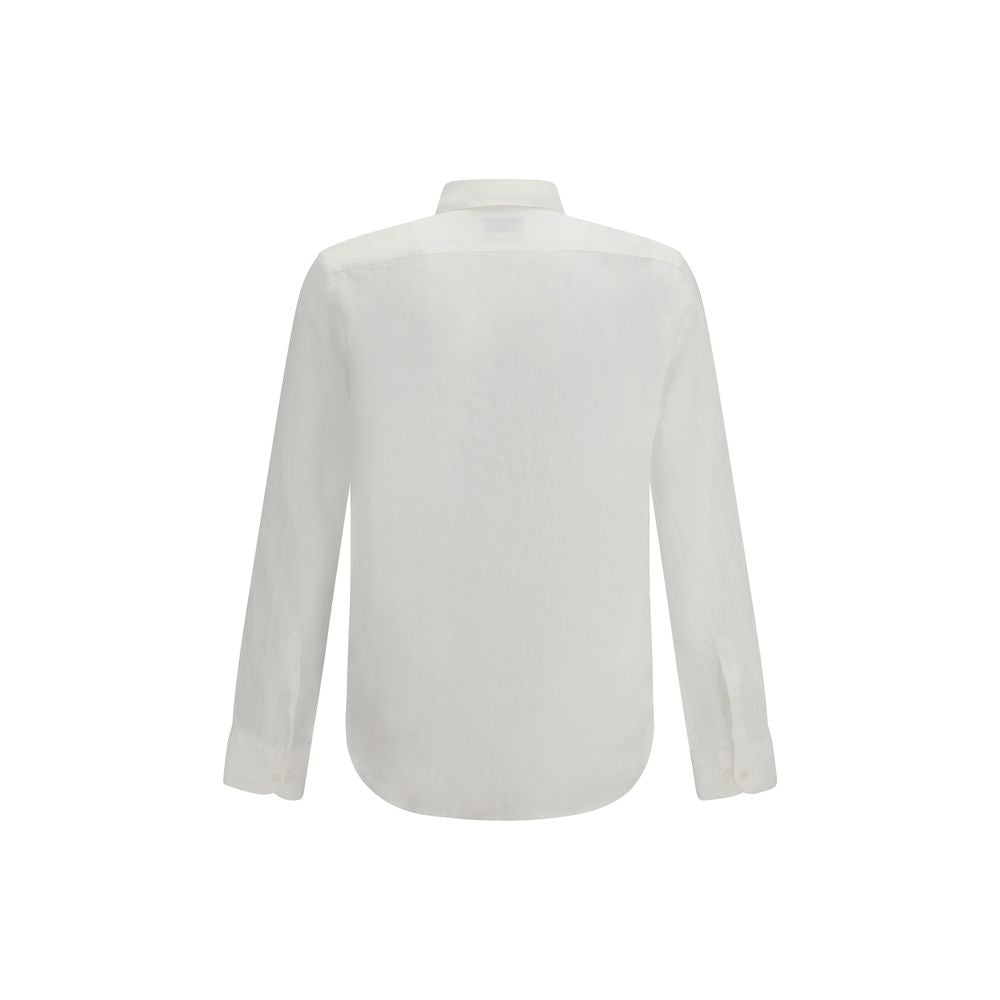 Brooksfield White Linen Dress Shirt | Regal Royce